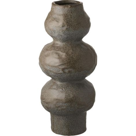 Sola vase Ø14,5 cm gris foncé.