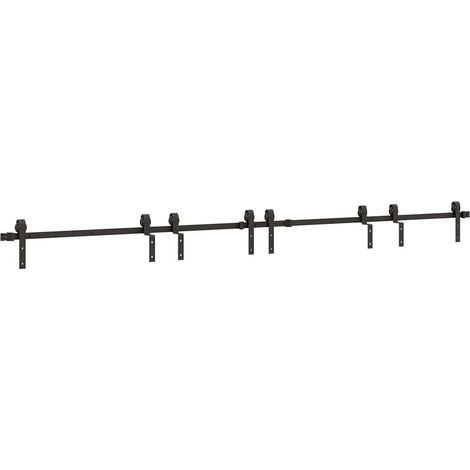 Maison Exclusive - Kit de herrajes para puertas correderas acero