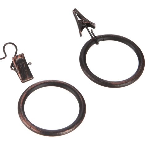 Anneaux Rideaux Bronze Ateliers 28 - Pinces (1/2)