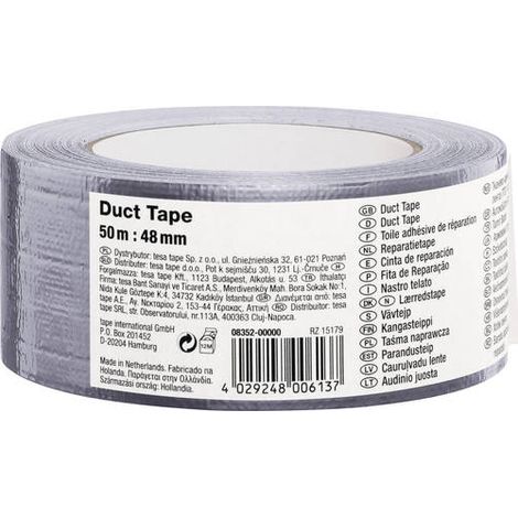 Ruban adhésif toilé gris 50m x 48mm