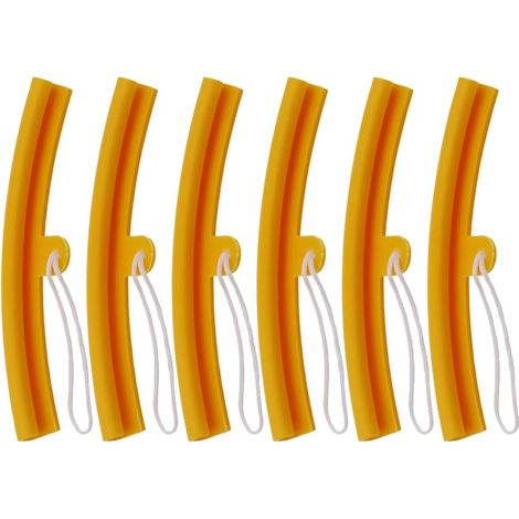 Wheel Protection Tool, Rim Protector, 6 Pieces Rim Edge Protector, Protect Rims from Wear and Scratches When Changing Tyres, 7.7 Inches (1/5)
