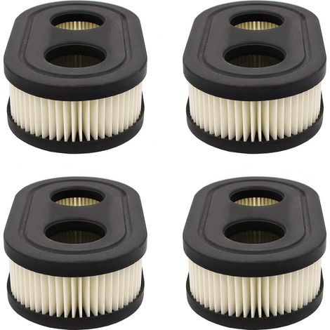 4 Pièces Filtre à Air de Tondeuse à Gazon, Filtre à Air Moteur, Filtre Tondeuse à Gazon, Convient pour Remplacer les Pièces Endommagées de la Tondeuse à Gazon