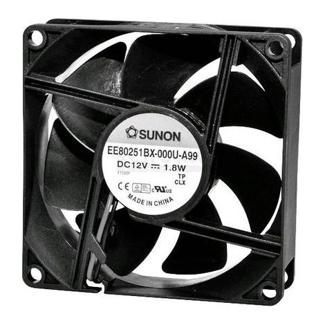 Ventilatore assiale Sunon EF80251S11000UA99 12V 80x80x25 mm