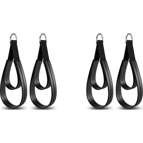 4 Pièces Sangles Pilates, Sangles Pilates à Double Boucle pour Reformeur, Sangles de Fitness à Anneau en D Doubles Boucles Rembourrées (1/5)