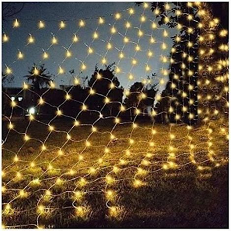 3x3 m LED-Lichtleiste mit 320 Lichtpunkten, IP44 wasserdicht, Dekoration für Garten und Gartenpartys
