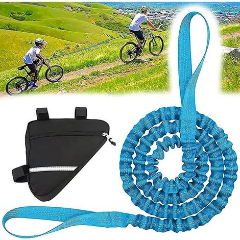 Corde de remorquage vélo pour enfants, corde de traction de vélo de 4,5 m avec sac de rangement, corde de traction parent-enfant (1/4)