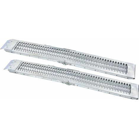 STILKER - Rampes acier pliables 440kg 1900mm avec sangles - lot de 2 pcs - 15202 - Ce produit de marque STILKER est neuf. (1/2)