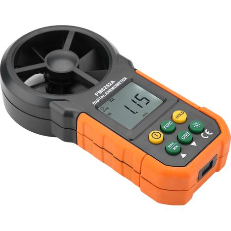 PEAKMETER PM6252A Digitales Windgeschwindigkeitsmessgerät/Luftvolumenmesser/Anemometer (1/5)