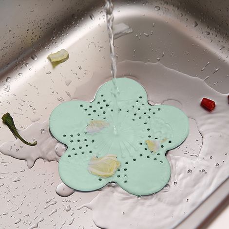 Filtre évacuation - Bouchon baignoire - En silicone - Diamètre 15 cm - Pour salle de bain - 1 pièce (1/5)