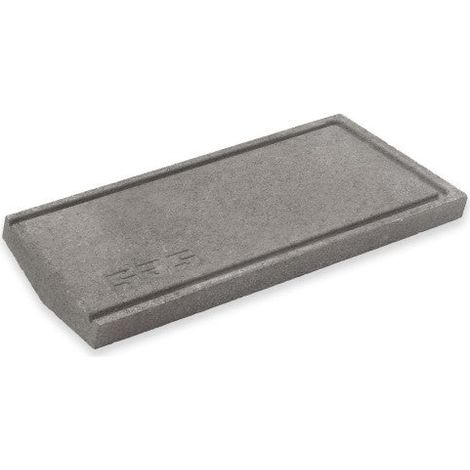 Remate Cubremuros Segre - Goterón en 3 caras que evita filtraciones - 50 × 20 × 3,5 × 5 cm - Unidad - Gris (1/5)