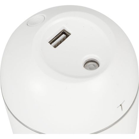 Mini umidificatore da tavolo USB da 220 ml per casa, ufficio, dormitorio, auto, ABS bianco, 5-10 ore, 40 ml/h, riduzione del rumore, protezione automatica, ABS+USB+cavo+umidificatore (1/4)