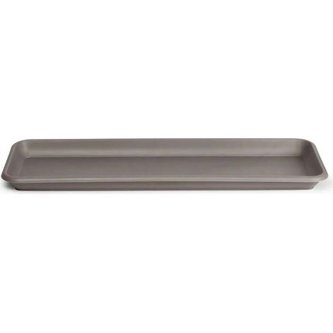 Geda – Soucoupe FLORA pour balconnière 99 cm – Taupe, plastique, 97 x 21 cm