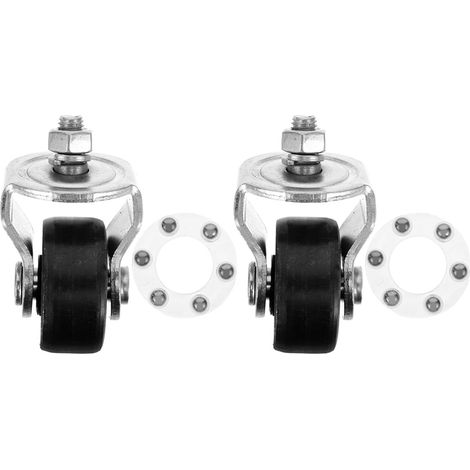 2 Pièces Roulettes De Cric Hydraulique 2 Tonnes Roues De Remplacement En Métal Accessoires De Garage Roue Pivotante Robuste Pour Cric De Sol Facile À Installer (1/5)