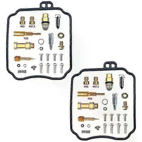Kit de réparation de carburateur pour moto Hyosung GT125 GT250 GV125 GV250 : jeu de joints, pointeau et membrane. (1/3)