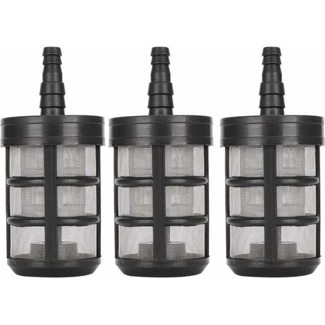 Filtre Aspiration - Pour Pompe À Eau Et Pulvérisateur - Double Couche En Acier Inoxydable 304 Et Caoutchouc Écologique - 3 Pièces (1/5)