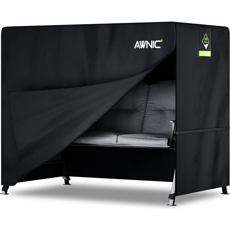 3 Seater Waterproof Weatherproof Patio Swing Cover with Drawstring 420D 210 x 125 x 170 cm (1/5)