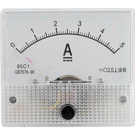 Voltmètre et ampèremètre analogiques DC 85C1 (1/5)