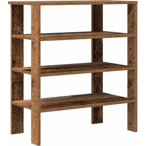Maison Exclusive - Étagère à chaussures vieux bois 61x32x70 cm bois d'ingénierie