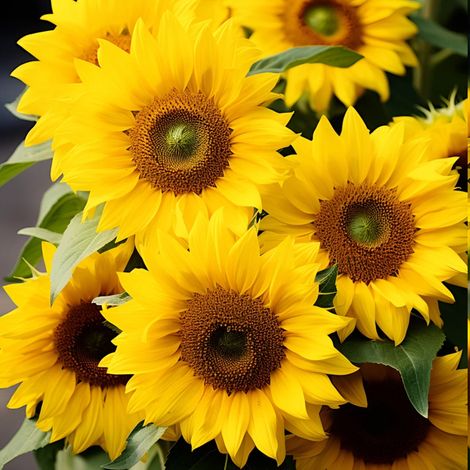Graines de tournesol - 50 graines - Faciles à cultiver - Idée cadeau pour les jardiniers, décoration de jardin (1/5)