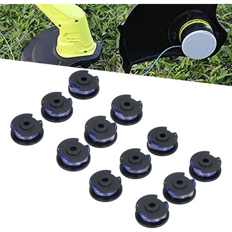 Lot de 12 bobines pour coupe-bordures Ryobi One+ AC14RL3A 18/24/40 V (1/5)