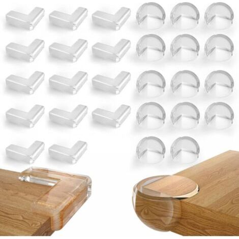 Coin de Table Protection Bébé, 28 Pièces Protections D'angles et Rebords Protection Coin de Table Protection Angle Bébés avec Une Super Colle Améliorée pour Tables et Coins de Meubles (1/4)