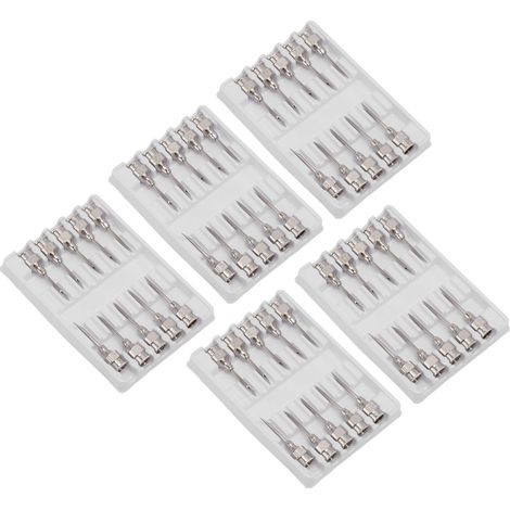 Aiguilles d'injection en acier inoxydable pour volailles et porcs, accessoires pour injection bovine et porcine, 12 x 15 mm / 0,5 x 0,6 po (1/5)