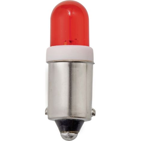 TRU COMPONENTS TC-12249952 Multi-Voltage LED Lampe 3 V/DC, 15 V/DC BA9s Rot 1 St.