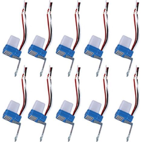 30Pcs Mise En Marche Automatique de Capteur de Photocellule de Photocellule AC / 12V 10A (1/5)