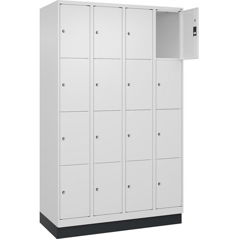 C+P, Vestiaire à 4 casiers Classic PLUS, 4 compartiments,
