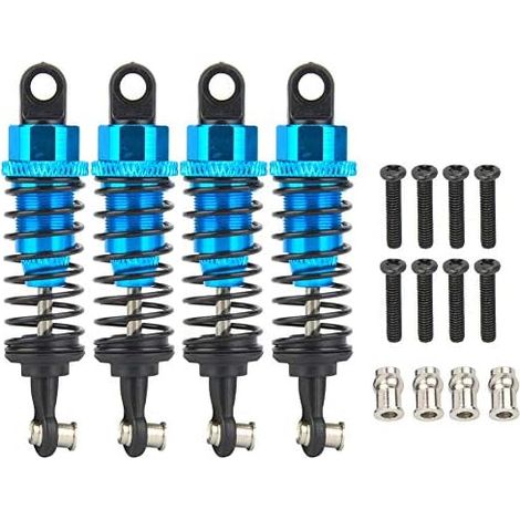 RC-Stoßdämpfer, Aluminium-RC-Stoßdämpfer für WLtoys A949 A969 A979 K929 1/18(Blau) (1/5)