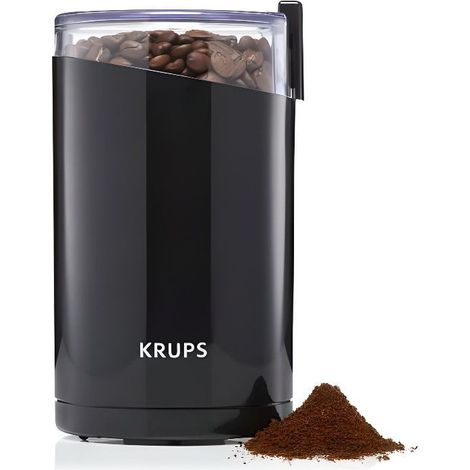 Krups Fast Touch F2034210 moulin à café noir compact (1/5)