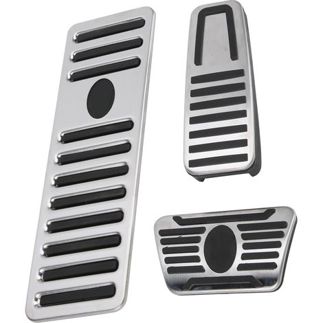 Set aus 3 Gas-, Brems- und Fußstützenpedalen für Maserati Ghibli (2014–2017), wasserdichte und feuerhemmende Antirutschplatten, inklusive Ersatz-Innenausstattung.