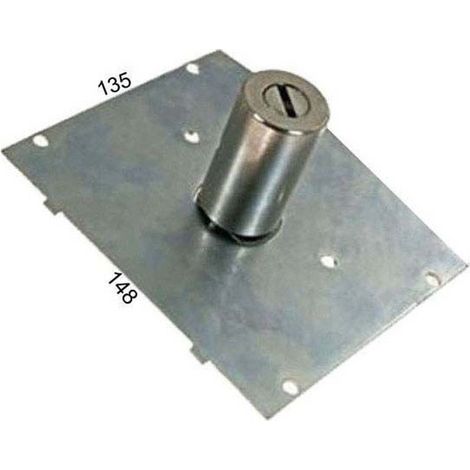 Cilindro Pompa Kassel da 60 mm con Chiave Piatta Cifratura Kd in Cromo Lucido