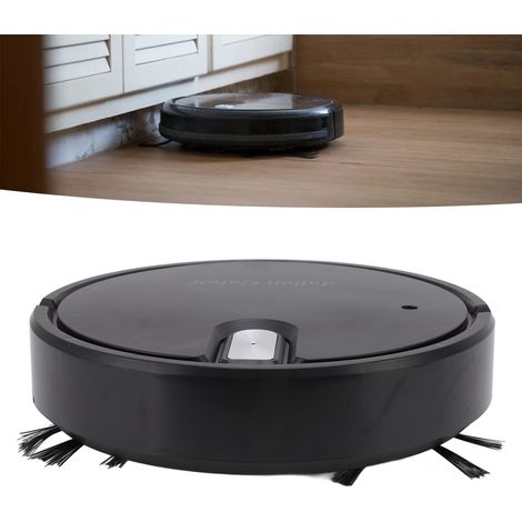 Robot aspirador inteligente 5 en 1 con funciones de barrido, aspiración, humidificación y carga USB, carcasa de ABS blanca con accesorios (904 g/31,89 oz) (1/5)