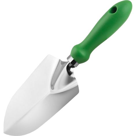 Garden Trowel - Stainless Steel Garden Spade Trowel with Ergonomic Handle and Soft Rubber Hand Shovel for Transplanting, Weeding, Moving and Smoothing, Digging and Planting (1/5)