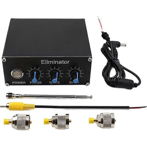 X-Phase professioneller Funkstörfilter mit integrierter PTT-Steuerung für das HF-Band 1-30 MHz, aus Aluminiumlegierung. (1/5)