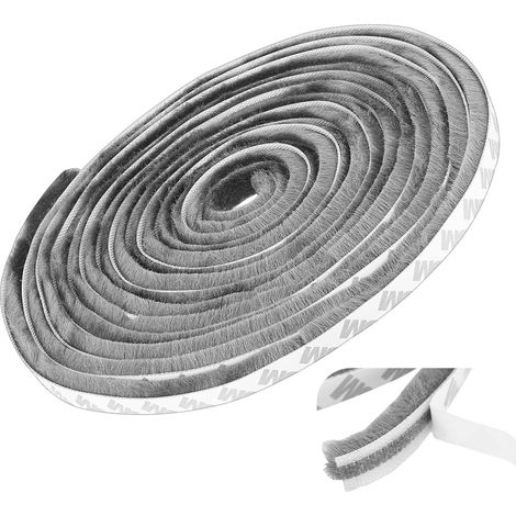 Self-Adhesive Anti-Air Tape 9 x 9 mm Grey 10 Metres Protection for Doors and Windows, Energy Saving (1/5)