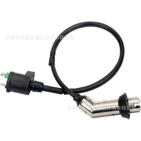 Motorcycle ATV Beach Buggy Scooter Assist GY6 50/150CC Metal Elbow High Voltage Transformer CDI Ignition Coil (1/4)