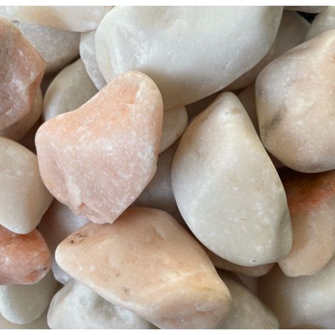 Galet blanc rose 40/60 mm - Filets 20 kg (1/3)