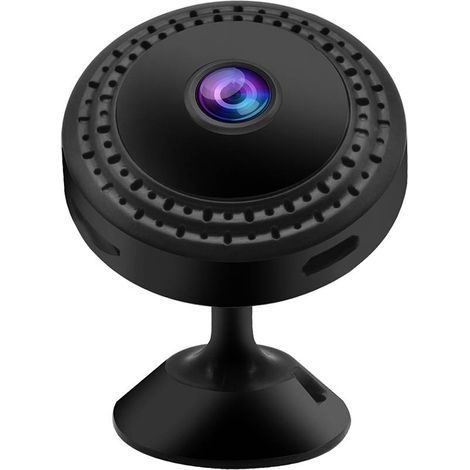 Caméra 1280 x 720 pour extérieur/intérieur, batterie, vision nocturne infrarouge, Wi-Fi, 100 % sans fil, mini caméra à détection de mouvement (1/5)