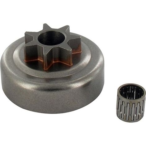 Pignon étoile 404 – 7 dents pour tronçonneuse STIHL 08 – Adaptable pour bois dur – Coupe nette sans éclat (1/3)