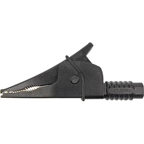 Pinza Cocodrilo Aislado 20Amp 1KV Color NEGRO