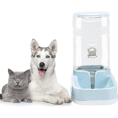 Distributeur d'eau automatique pour animaux de compagnie, 11 litres, station de distribution pour grands chiens, fontaine à gravité avec alimentation automatique.-AquaForge (1/5)