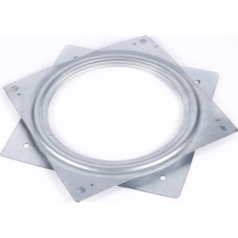 15cm/6in Quincaillerie de 500 Kg Roulements de Plateau Tournant Pivotant en Métal Carré pour Bureau TV Plaque de Roulement Rotative pour Plateaux de Service, étagères de Rangement de Cuisine (1/5)
