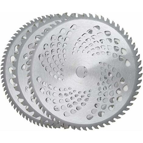 10 Inch Carbide Alloy Strimmer Blade for Weed Eater, 3 Weeding Blades Grass Trimmer Blade Circular Saw Blade Brush Cutter Blade 40T, 60T, 80T (1/4)