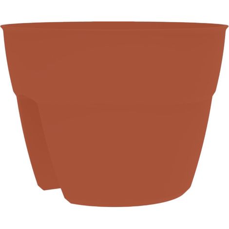 Pot cavalier OSAKA Orange Terre Battue Ø30 cm, 8L - EDA