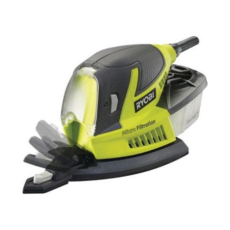 Ryobi Dreiecksschleifer 100 W Grün Ergonomisch