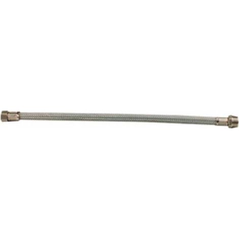 5 x FLESSIBILE INOX FEM 3/8 FEM 1/2 50CM DN.10