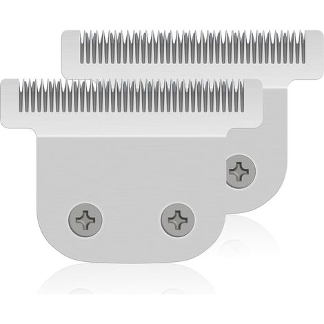 Lames de remplacement amovibles T-Blade Compatibles avec Wahl Trimmers 9864.9864SS.9686.9818A.9854L.9876L.9854 WSS3L. SS2L etc, 2 PACK