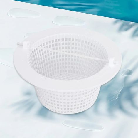 Panier d'écumoire de piscine - Panier d'écumoire pour piscine hors sol, accessoire de nettoyage flottant pour les débris et les feuilles (1/5)